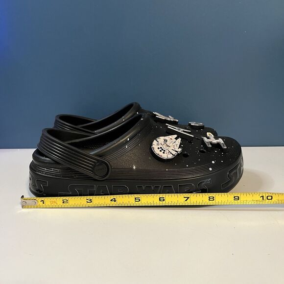 Crocs Star Wars Off Court Clog Black M5/W7 with Jibbitz Unworn main image 7